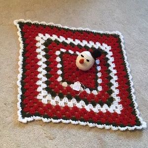 Snowman Lovey Blanket